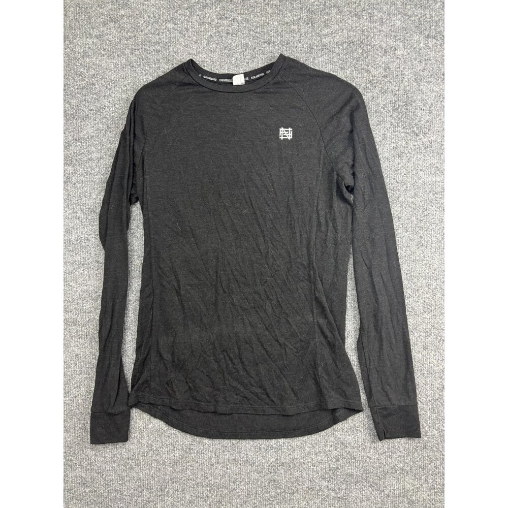 Flag Nor Fail Shirt Mens Small Black‎ Long Sleeve Athletic Crewneck Tee Top